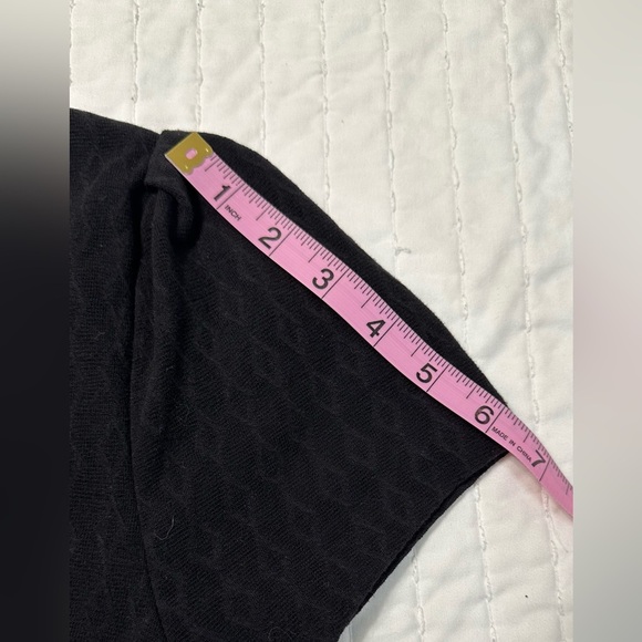 Maeve by Anthropologie Black Cocktail Sheath Dress with Puff Sleeves - Picture 7 of 14